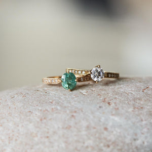 蒼姫ラピス / Paraiba tourmaline Paraiba tourmaline from Brazil 0.132ct loose (CuO:2.1%.MnO:2.2%)