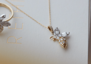 Honey Bee Necklace -1.11 ct Diamond- - エシカルジュエリーブランド  R ETHICAL Official Site