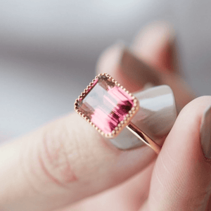 Tourmaline Ring / Rose - エシカルジュエリーブランド  R ETHICAL Official Site