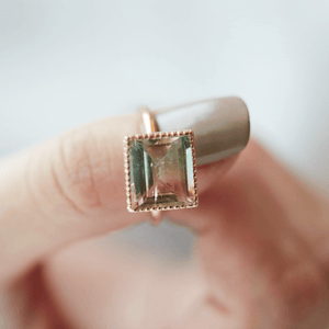 Tourmaline Ring / Green - エシカルジュエリーブランド  R ETHICAL Official Site