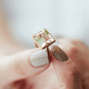 Tourmaline Ring / Green - エシカルジュエリーブランド  R ETHICAL Official Site